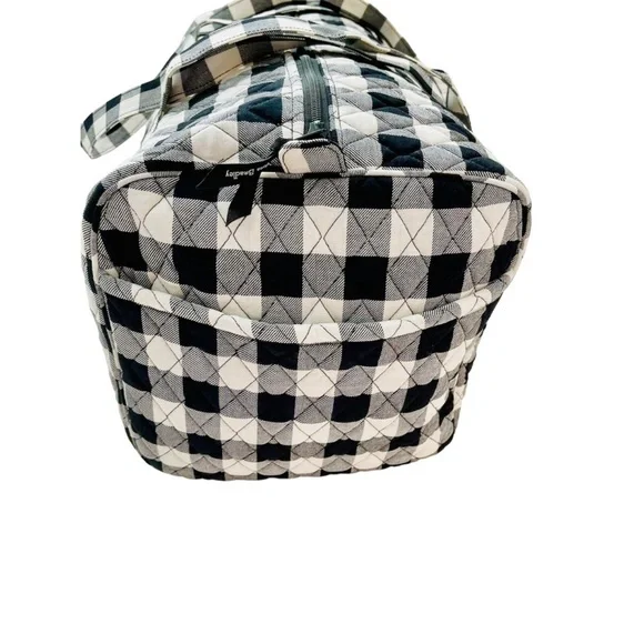 Vera Bradley Buffalo Check Large Travel Duffel - Picture 2 of 3